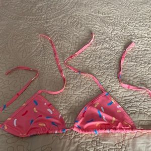 Feed me fight me bikini top